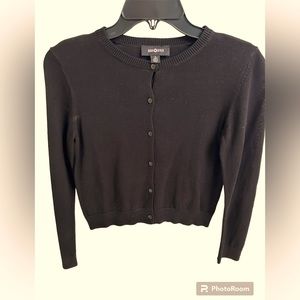 Amy Byer girls size L(14) black cardigan